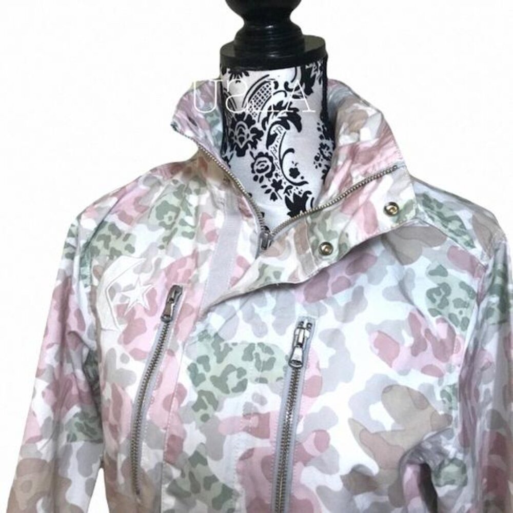 💥MEGA SALE💥Converse 10006842-A02 Utility F2 Hooded Women’s Jacket Pink Rose - Picture 9 of 11